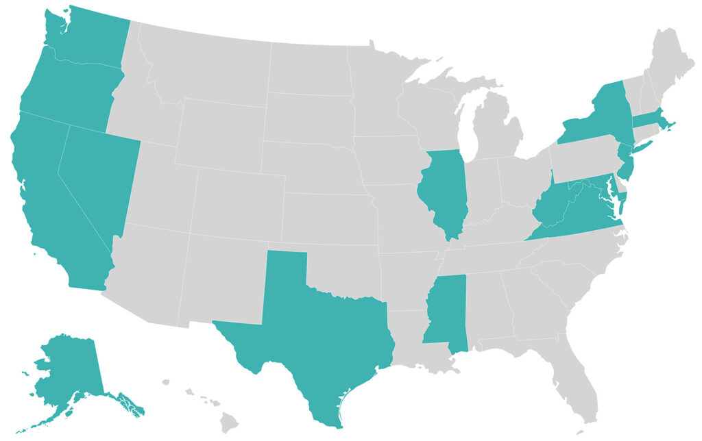 These states allow mail-in ballots to arrive after Election Day Mailed ballots that arrive after Election Day may be counted in 14 states and Washington, D.C., as long as they have been postmarked on or before Election Day. Note: Guam, Puerto Rico and the U.S. Virgin Islands also allow postmarked mail-in ballots to arrive after Election Day. Map: Barbara Barrett/Stateline Source: National Conference of State Legislatures Created with Datawrapper