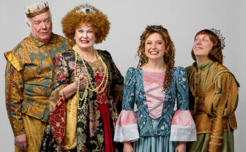 The Princess You’ve been Waiting for has Arrived Once Upon a Mattress at Broadway Rose cast in costume