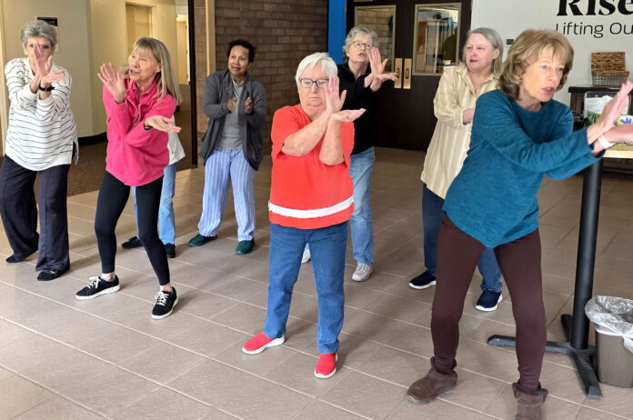 NW Senior Theatre Performers dancing