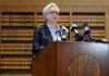 Kotek approves first request to return civil jurisdiction to an Oregon tribe Gov. Tina Kotek talks to reporters on Wednesday, Jan. 31, 2024, at an event to preview the legislative session. The governor and lawmakers plan to prioritize the state’s homelessness and drug addiction crises during the 2024 session.
