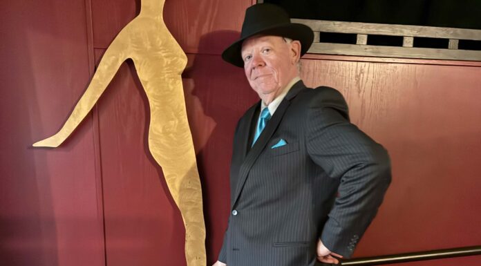Mask & Mirror presents The Cover of Life Director Stan Yeend adopts a smug pose after casting Cover of Life.