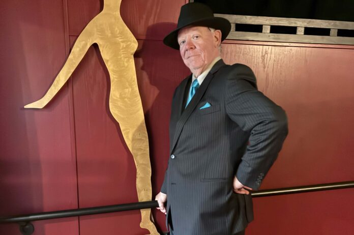 Director Stan Yeend adopts a smug pose after casting Cover of Life.