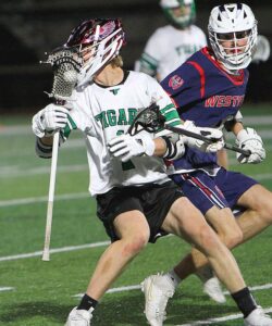Tigard's Carson McGuire scored four goals in the Tigers openng-round playoff win, and was named an honorable mention for the All-State Team. 