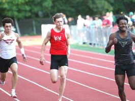 Tigard sports wrap up spring season Tigard’s Marcus Burton (right), seen at the Three Rivers League meet, captured the 200 meter state title to wrap up an impressive senior season.