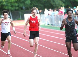 Tigard sports wrap up spring season Tigard’s Marcus Burton (right), seen at the Three Rivers League meet, captured the 200 meter state title to wrap up an impressive senior season.