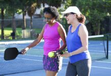 Exercise After 40: Why Recovery Matters More Than Ever Women playing pickle ball