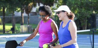 Exercise After 40: Why Recovery Matters More Than Ever Women playing pickle ball