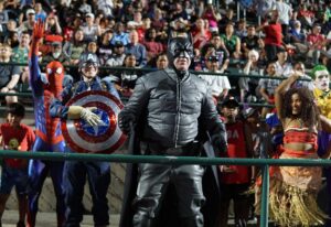 Before the fireworks start, families can enjoy kids' games, food trucks, DJ entertainment, and special character appearances