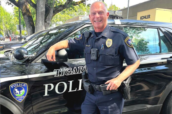 Chief-McDonald-retirement Retiring Tigard Police Chief Jamey McDonald is turning in his badge after exactly 25 years with the police force.