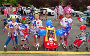 Children of all ages line up for the King City 4th of July Parade