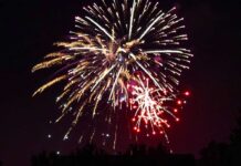 Tigard fireworks return for July 4; King City partners for ‘One Big Fourth’ celebration Fireworks launch from Tigard High School during a pre drone era Tigard Old Fashioned 4th of July Celebration Courtesy Phil Pasteris.jpg