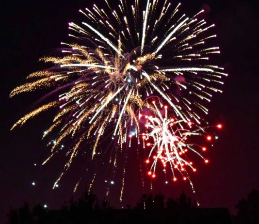Tigard fireworks return for July 4; King City partners for ‘One Big Fourth’ celebration Fireworks launch from Tigard High School during a pre drone era Tigard Old Fashioned 4th of July Celebration Courtesy Phil Pasteris.jpg