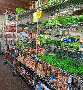 The Bethlehem House of Bread food pantry provides food to anyone who is in need. 