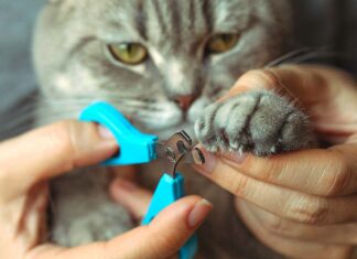 Happy Feet, Healthier Pets: Why Nail Care Matters A cat getting a nail trim