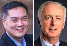 Hu, Monahan Set to Clash in November Election for Tigard Mayor Yi-Kang Hu and Bill Monahan
