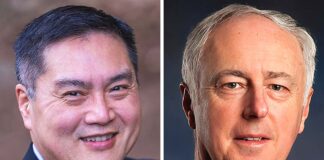 Hu, Monahan Set to Clash in November Election for Tigard Mayor Yi-Kang Hu and Bill Monahan
