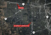 Tigard Woman Arrested in August Pedestrian Hit-and-Run A map showing where the suspect was arrested.