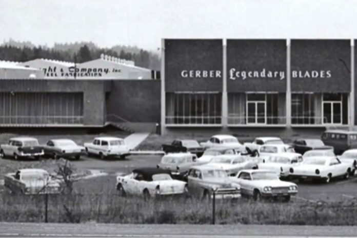 GERBER-Circa-1966 Gerber's Tigard factory circa 1966.
