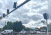 Tigard Traffic Cameras Show Results – and Challenges Traffic cameras at the intersection of Southwest Pacific Highway and Hall Boulevard monitor speed and red-light violations.