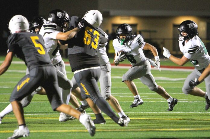 The-Tigard-football-team-is-off-to-its-best-start-in-years,-and-a-big-reason-is-because-of-the-play-of-junior-running-back-Taison-Cepeda,-who-has-eight-touchdowns-in-four-games. The Tigard football team is off to its best start in years, and a big reason is because of the play of junior running back Taison Cepeda, who has eight touchdowns in four games.